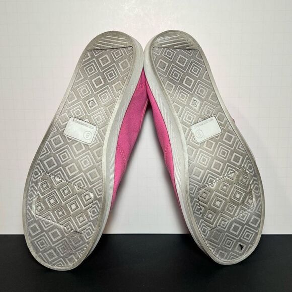 Womens Casual Pink Lace Up Sneakers / Size 8 - Picture 7 of 9